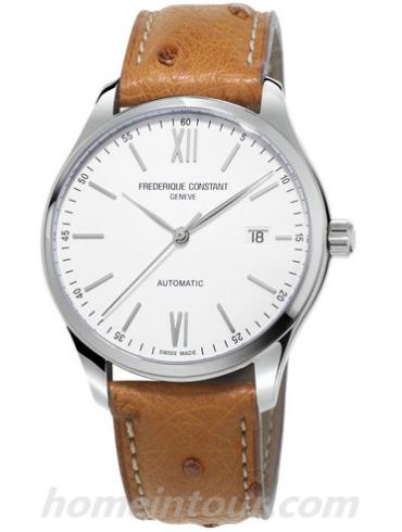 康斯登FC-303WN5B6OS男表百年经典系列-棕色表带/表径40mm