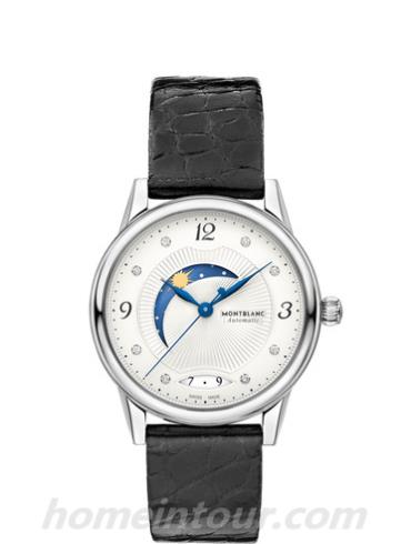 万宝龙112512女表宝曦系列-黑色表带/表径34mm