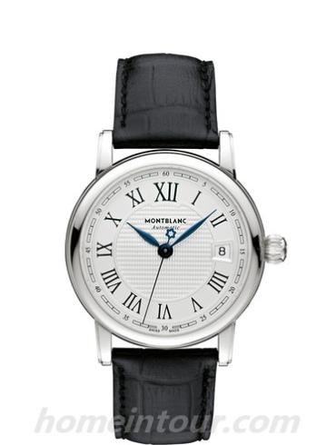 万宝龙107115男表明星系列-黑色表带/表径36mm