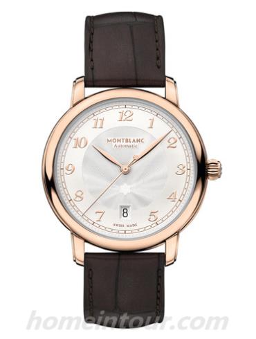 万宝龙117579男表明星系列-棕色表带/表径39mm