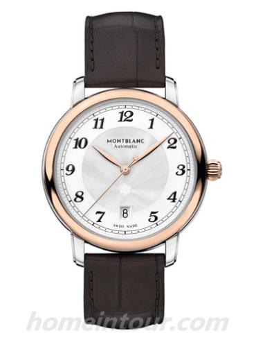 万宝龙117577男表明星系列-棕色表带/表径39mm