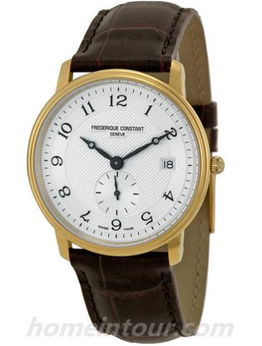 康斯登FC-245AS4S5男表百年经典系列-棕色表带/表径37mm