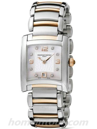 康斯登FC-220WAD2EC2B女表百年经典系列-间金表带/表径28mm