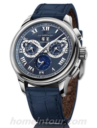 萧邦161973-9001男表L.U.C系列-蓝色表带/表径45mm