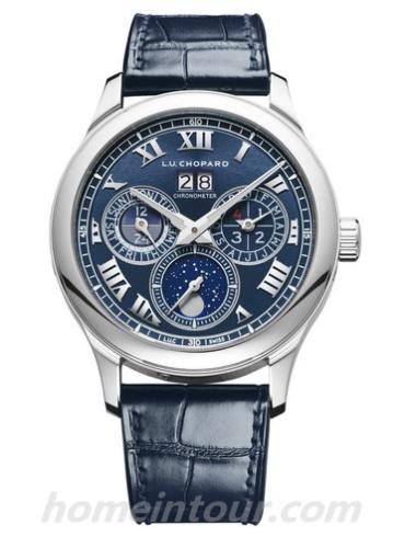 萧邦161927-9001男表L.U.C系列-蓝色表带/表径43mm