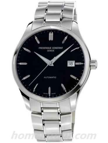 康斯登FC-303B5B6B男表百年经典系列-黑色表带/表径40mm