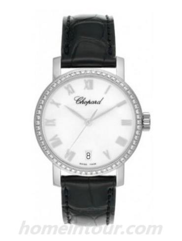 萧邦134200-1002男表Classic经典系列-黑色表带/表径&#8211;