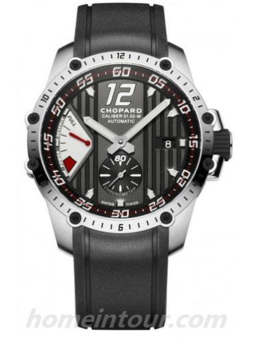 萧邦168537-3001男表经典赛车系列-黑色表带/表径45mm