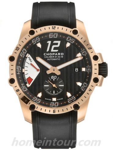 萧邦161291-5001男表经典赛车系列-黑色表带/表径45mm