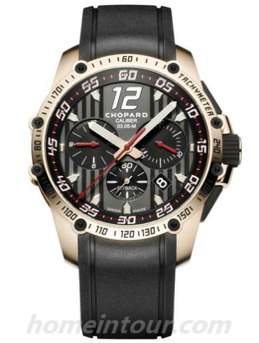 萧邦161284-5001男表经典赛车系列-黑色表带/表径45mm