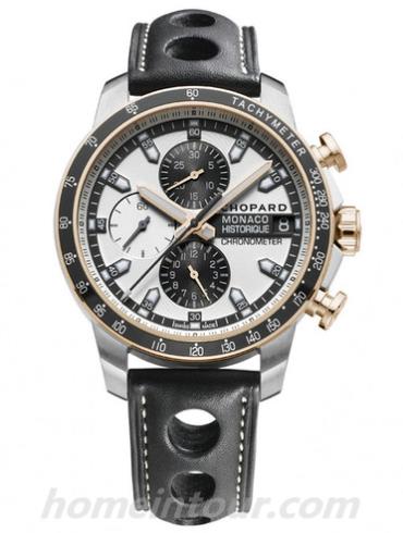 萧邦168570-9001男表经典赛车系列-黑色表带/表径44.50mm