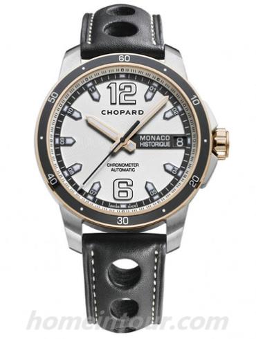 萧邦168568-9001男表经典赛车系列-黑色表带/表径44.50mm