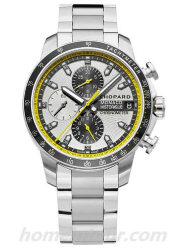 萧邦158570-3001男表经典赛车系列-白色表带/表径44.50mm