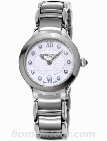 康斯登FC-200WHD1ER6B女表百年经典系列-银色表带/表径26.5mm