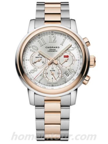 萧邦158511-6001男表经典赛车系列-间金色表带/表径42mm