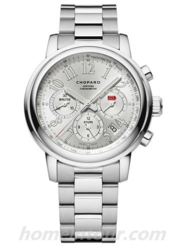 萧邦158511-3001男表经典赛车系列-白色表带/表径42mm