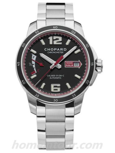 萧邦158566-3001男表经典赛车系列-白色表带/表径43mm