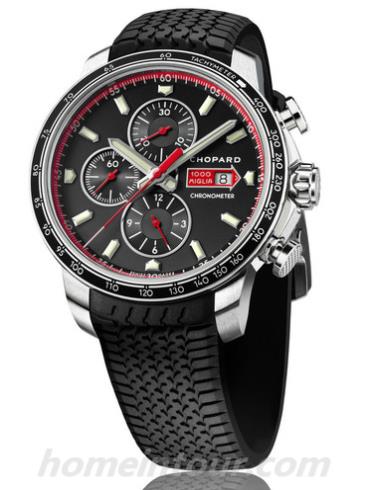 萧邦168571-3001男表经典赛车系列-黑色表带/表径44mm