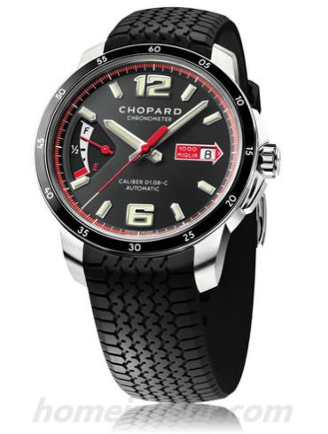 萧邦168566-3001男表经典赛车系列-黑色表带/表径43mm