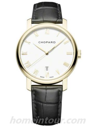 萧邦161278-0001男表Classic经典系列-黑色表带/表径40mm