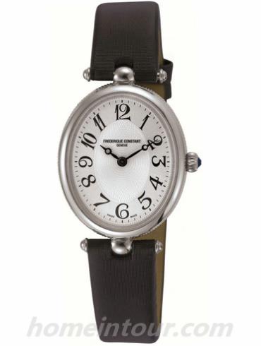 康斯登FC-200A2V6女表百年经典系列-黑色表带/表径30x25mm