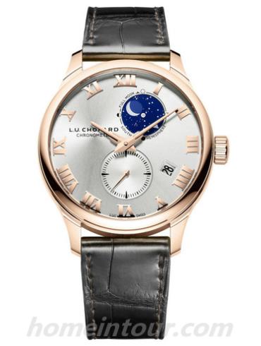 萧邦161934-5001男表L.U.C系列-棕色表带/表径40mm