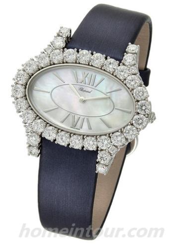 萧邦139376-1002女表女装珠宝系列-黑色表带/表径&#8211;