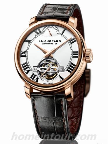 萧邦161970-5001男表L.U.C系列-棕色表带/表径40mm