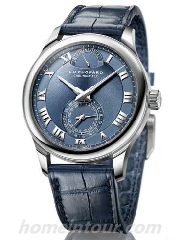 萧邦161926-9001男表L.U.C系列-蓝色表带/表径43mm