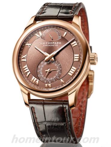 萧邦161926-5003男表L.U.C系列-棕色表带/表径43mm