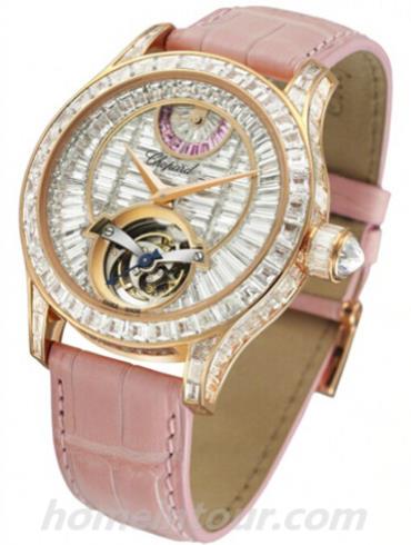 萧邦171914-5001女表L.U.C系列-粉色表带/表径40.5mm