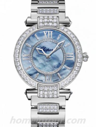 萧邦384242-1007女表Imperiale系列-银色表带/表径36mm