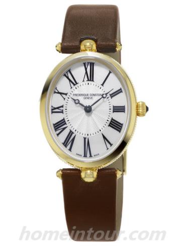 康斯登FC-200MPW2V5女表璀璨艺术系列-棕色表带/表径30x25mmmm