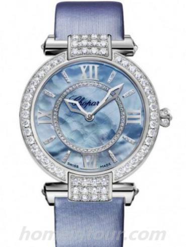 萧邦384242-1005女表Imperiale系列-蓝色表带/表径36mm