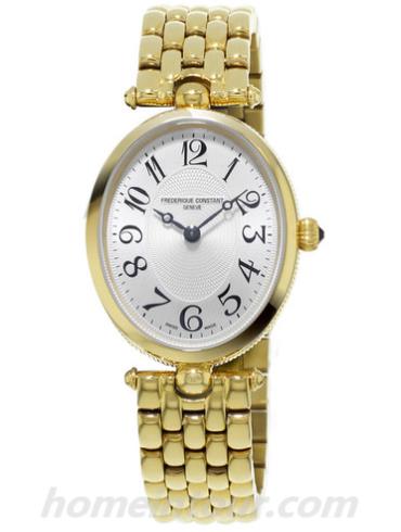 康斯登FC-200A2V5B女表璀璨艺术系列-金色表带/表径30x25mmmm