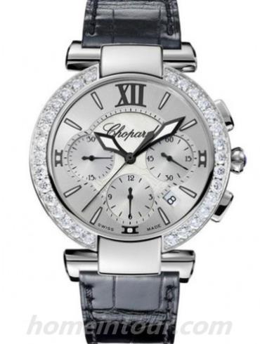 萧邦388549-3003女表Imperiale系列-黑色表带/表径40mm