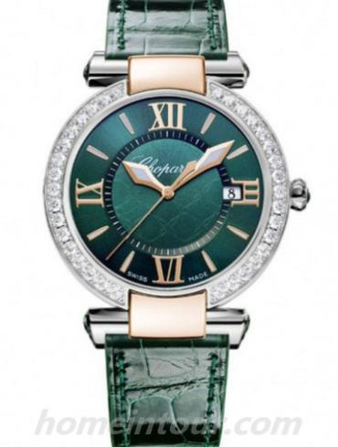 萧邦388532-6008女表Imperiale系列-绿色表带/表径36mm