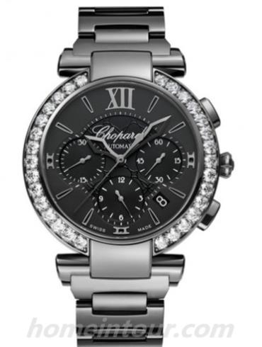 萧邦388549-3006男表Imperiale系列-灰黑色表带/表径40mm