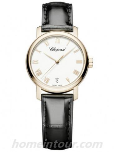 萧邦124200-5001女表Classic经典系列-黑色表带/表径33.5mm