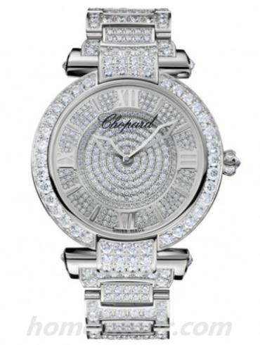 萧邦384239-1002女表Imperiale系列-银色表带/表径40mm