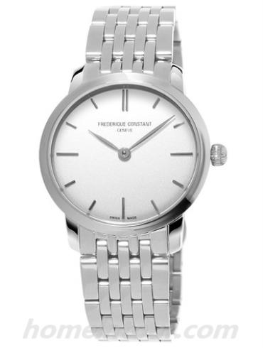 康斯登FC-200S1S36B3女表百年经典系列-银色表带/表径29mm
