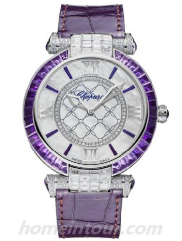 萧邦384239-1012男表Imperiale系列-紫色表带/表径40mm