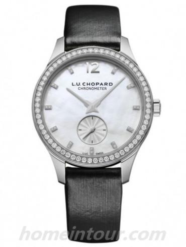 萧邦131968-1001女表L.U.C系列-黑色表带/表径35mm