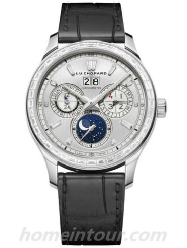 萧邦171927-1001男表L.U.C系列-黑色表带/表径43mm