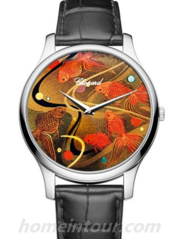 萧邦161902-1023女表L.U.C系列-黑色表带/表径39.5mm