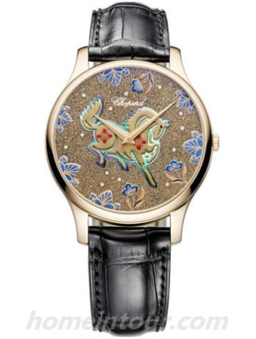 萧邦161902-5052女表L.U.C系列-黑色表带/表径39.5mm