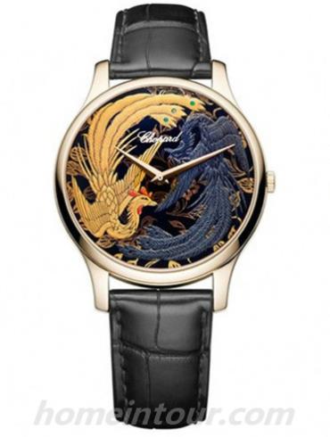 萧邦161902-5046女表L.U.C系列-黑色表带/表径39.5mm