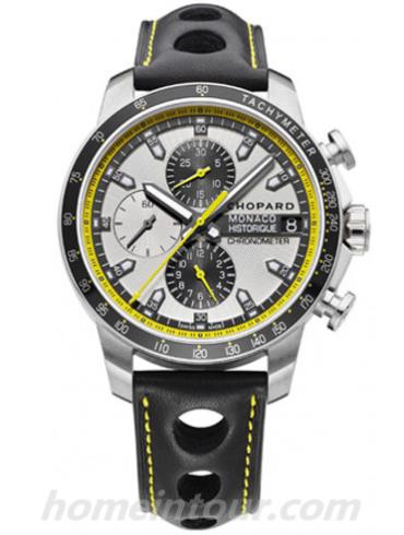 萧邦168570-3001男表经典赛车系列-黑色表带/表径44.5mm