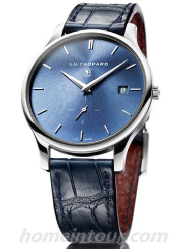 萧邦161932-9002男表L.U.C系列-蓝色表带/表径39.5mm
