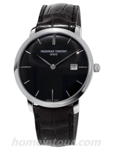 康斯登FC-306V4S9男表SLIMLINE系列-黑色表带/表径40mm